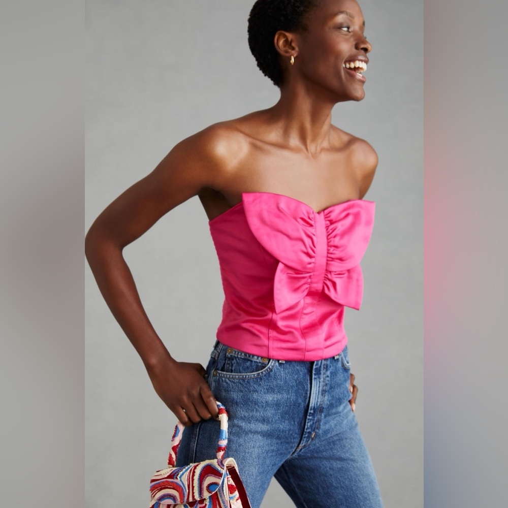 Anthropologie x Porridge Mariposa Tube Top - size M - Picture 2 of 4